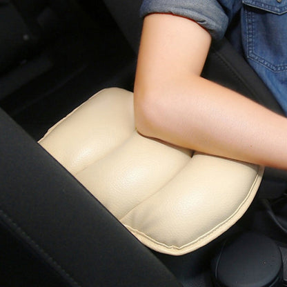 Car Armrest Heightening Pad PU Leather Interior