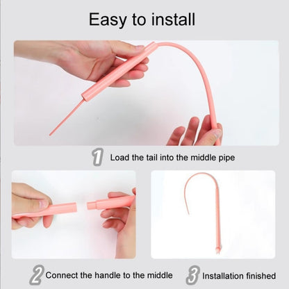 Silicone Teasing Pole Mouse Tail Cats Self-Exciting Toys