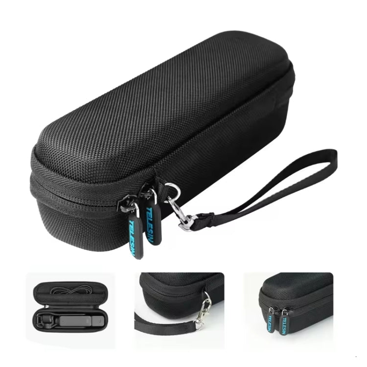 For DJI Osmo Pocket 3 Camera TELESIN Portable Carrying Bag Storage Case, Pocket 3 Body Bag