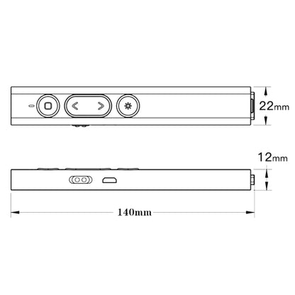 B2 2.4GHz Dual-Mode Conference PPT Wireless Page Turning Pen Multimedia Infrared Laser Pointer, B2 (Pink), B2 (White)