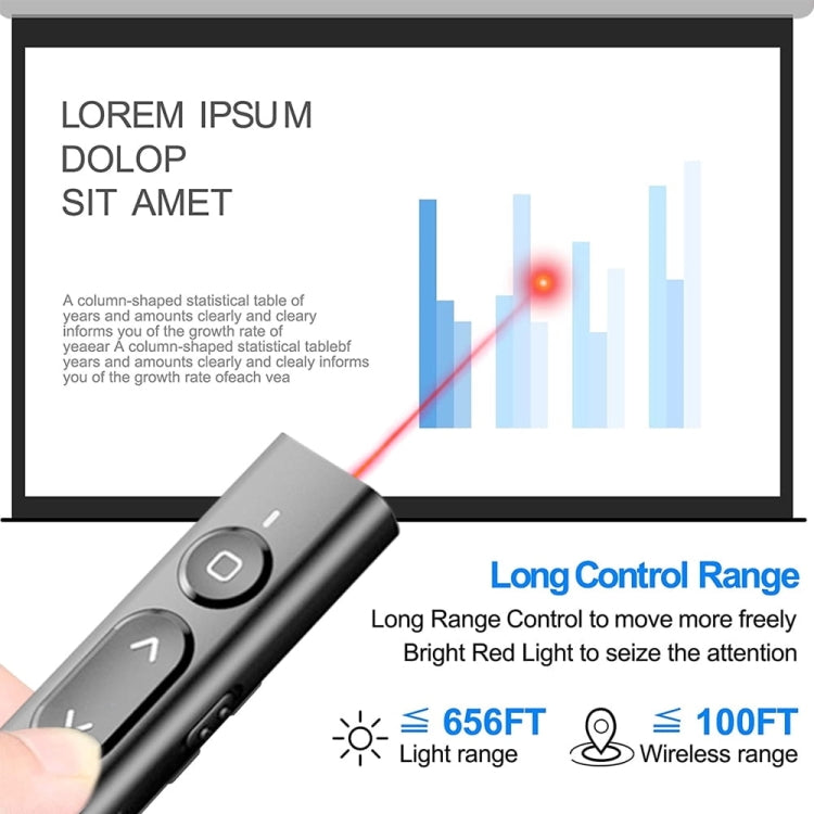 B2 2.4GHz Dual-Mode Conference PPT Wireless Page Turning Pen Multimedia Infrared Laser Pointer, B2 (Pink), B2 (White)