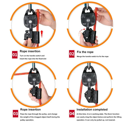 XINDA XD-8620 Heavy Object Lifting And Dragging Riser Pulley Lifter Rescue Crane