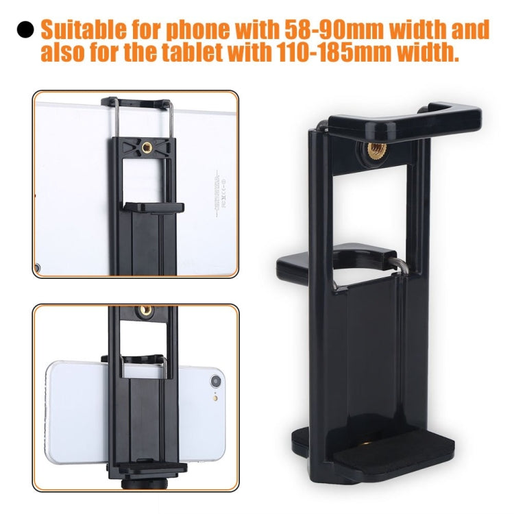 Universal 2 in 1 Tablet Phone Holder Clip Tripod Adapter Mount, 2 in 1