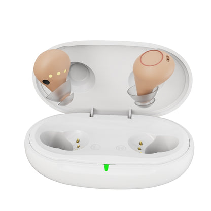 Z-26D1 Digital DSP In-ear TWS Invisible Hearing Aid Rechargeable Touch Control Sound Amplifier, Z-26D1 Skin Color, Z-26D1 Black