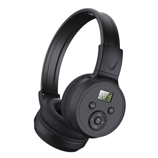F4 Digital Display Automatic Scanning Foldable FM Radio Headphone, Charging Version, Battery Version