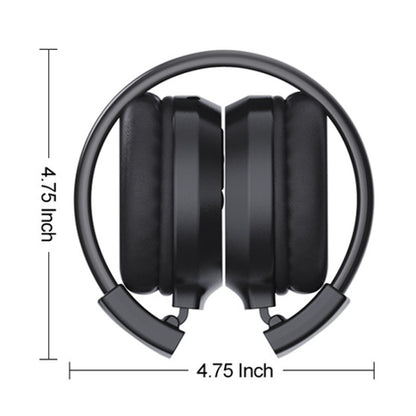 F4 Digital Display Automatic Scanning Foldable FM Radio Headphone, Charging Version, Battery Version