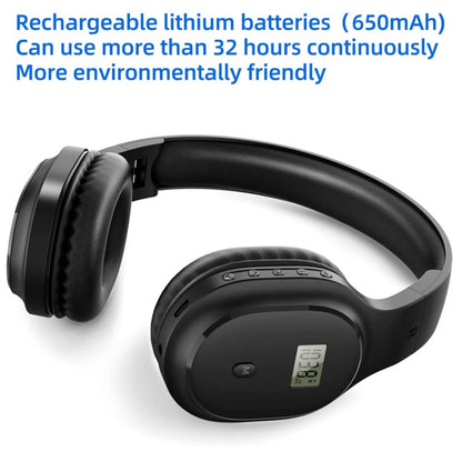 A8 Charging Version Portable Digital Display FM Headphone
