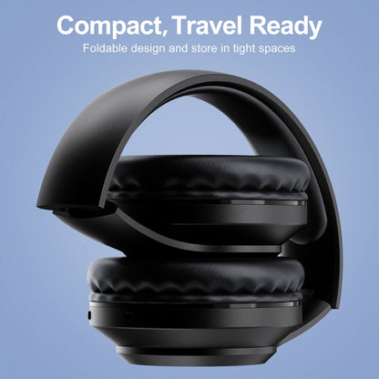X5 Portable Digital Display Folding Headset FM Radio Headphones, Charging White, Charging Black