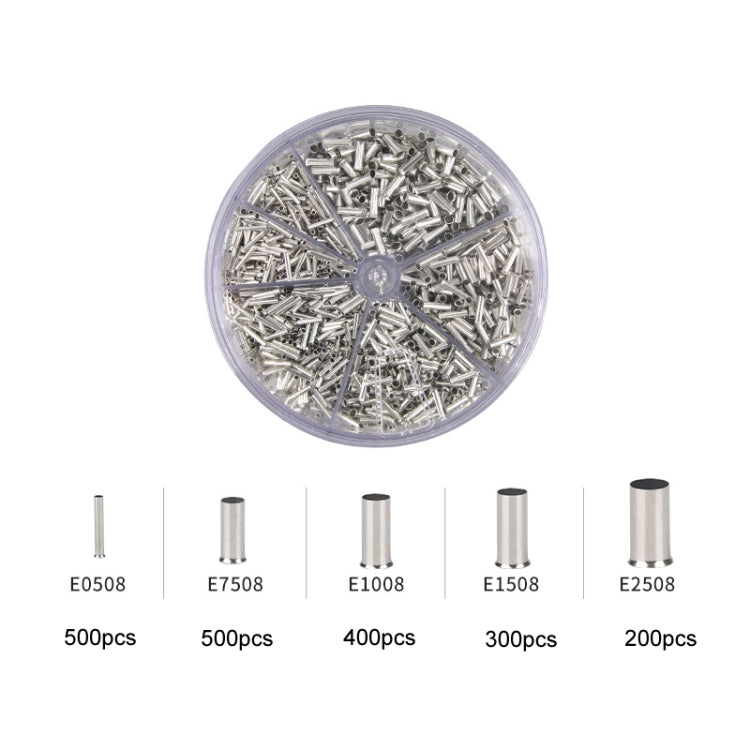 Electrical Wiring Tube Type Cold Pressed European Style Pin Set, 1900pcs /Set