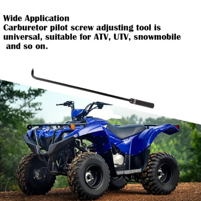 For ATV UTV Snowmobile Pilot Screw Adjustment Tool 16.34 inch Carburetor Adjustment Screwdriver Tool