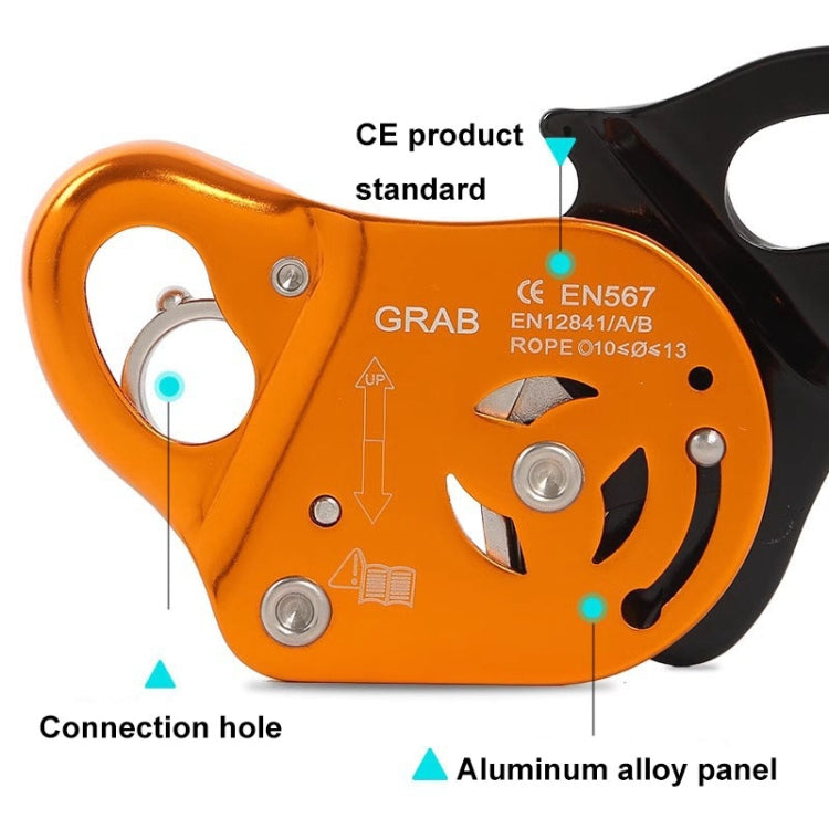 XINDA TPQ6608 High-altitude Work Protector Removable Self-locking Rope Grabber
