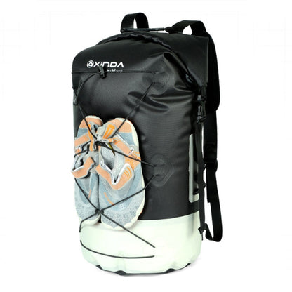 XINDA XD-BAG19 IPX7 Waterproof Outdoor Stream Tracing Backpack Diving Bag, Yellow-16L, Yellow-26L, Yellow-36L, Blue-16L, Blue-26L, Blue-36L, Light Gray-16L, Light Gray-26L, Light Gray-36L, Black-16L, Black-26L