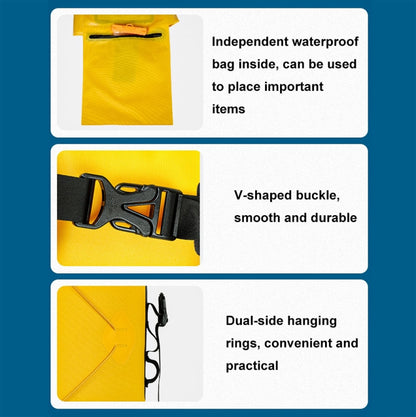 XINDA XD-BAG19 IPX7 Waterproof Outdoor Stream Tracing Backpack Diving Bag, Yellow-16L, Yellow-26L, Yellow-36L, Blue-16L, Blue-26L, Blue-36L, Light Gray-16L, Light Gray-26L, Light Gray-36L, Black-16L, Black-26L