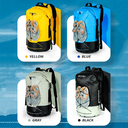 XINDA XD-BAG19 IPX7 Waterproof Outdoor Stream Tracing Backpack Diving Bag, Yellow-16L, Yellow-26L, Yellow-36L, Blue-16L, Blue-26L, Blue-36L, Light Gray-16L, Light Gray-26L, Light Gray-36L, Black-16L, Black-26L