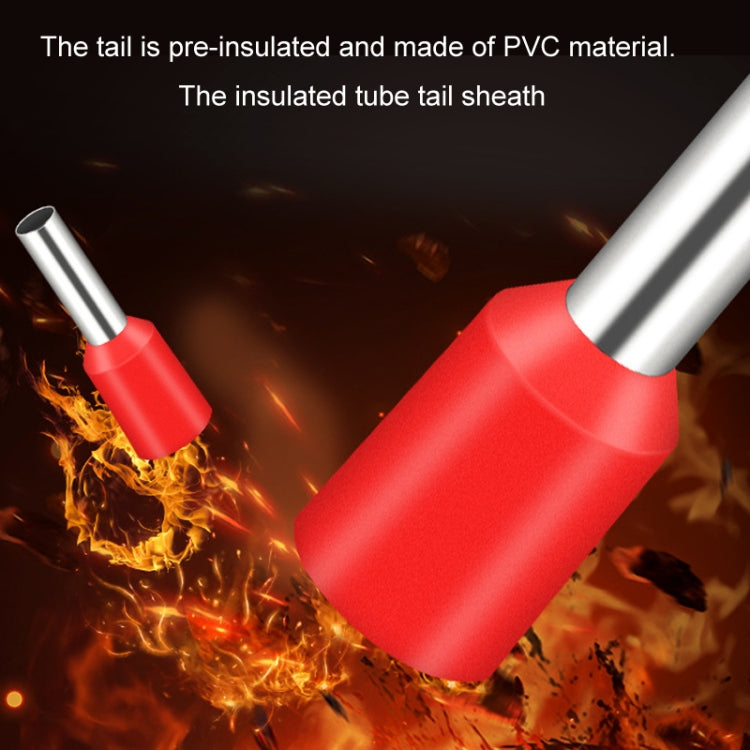 2120pcs /Set 0.5-16MM European Style Tube Type Wiring Cold Press Terminal Set, 2120pcs /Set