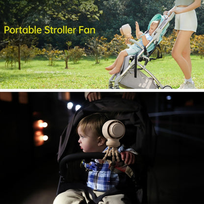 JisuLife Stroller Fan Life2 Stroller Octopus Fan High Speed Portable Desktop Clip Fan, Life2
