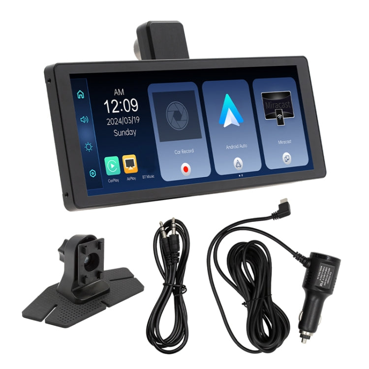 Car Bluetooth Portable DVR Monitor Support Carplay/Android Auto, Display, Display+ Camera
