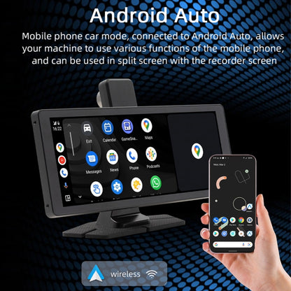 Car Bluetooth Portable DVR Monitor Support Carplay/Android Auto, Display, Display+ Camera