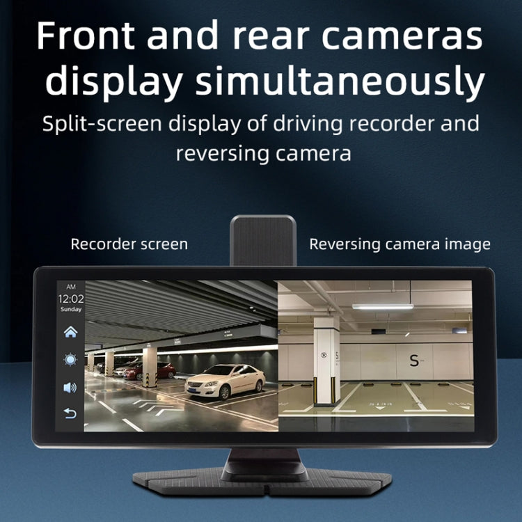 Car Bluetooth Portable DVR Monitor Support Carplay/Android Auto, Display, Display+ Camera