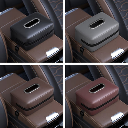 Car Seat Armrest Tissue Box Sun Visor Seat Back Hanging Paper Bag