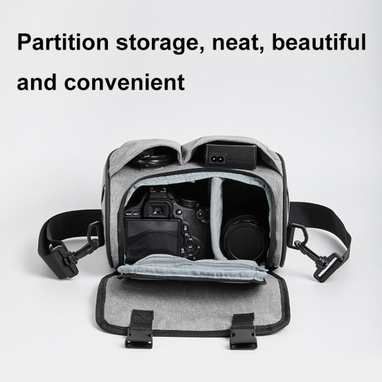 Baona BN-H017 Photography SLR / Micro Single Cross-Body Camera Storage Bag, S Gray, S Black, M Gray, M Black, L Gray, L Black