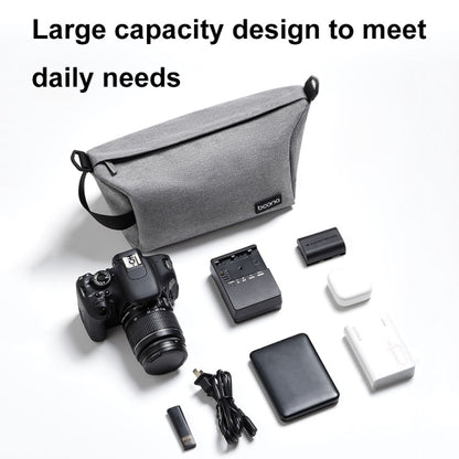 Baona BN-H012 Multifunctional Outdoor Crossbody Digital Camera Bag Lens Protection Bag, Grey, Black