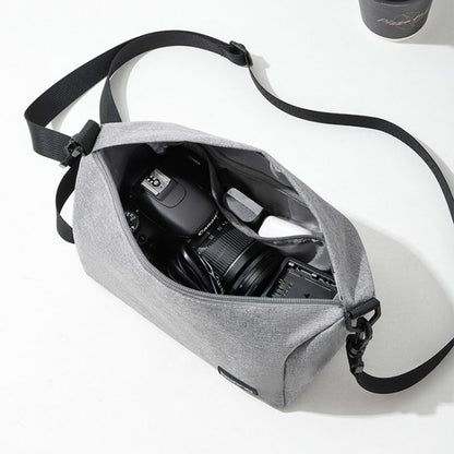 Baona BN-H012 Multifunctional Outdoor Crossbody Digital Camera Bag Lens Protection Bag, Grey, Black