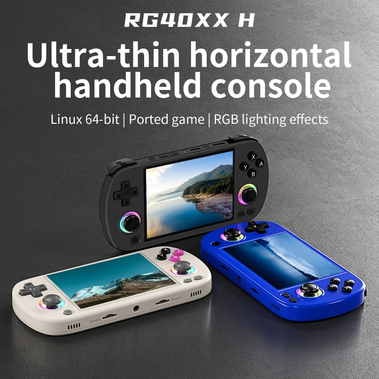 ANBERNIC RG40XXH WIFI Wireless Joystick Pocket Console HDMI Connection TV Online Sparring Game Console, 64G, 128G, 256G