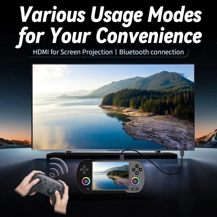 ANBERNIC RG40XXH WIFI Wireless Joystick Pocket Console HDMI Connection TV Online Sparring Game Console, 64G, 128G, 256G