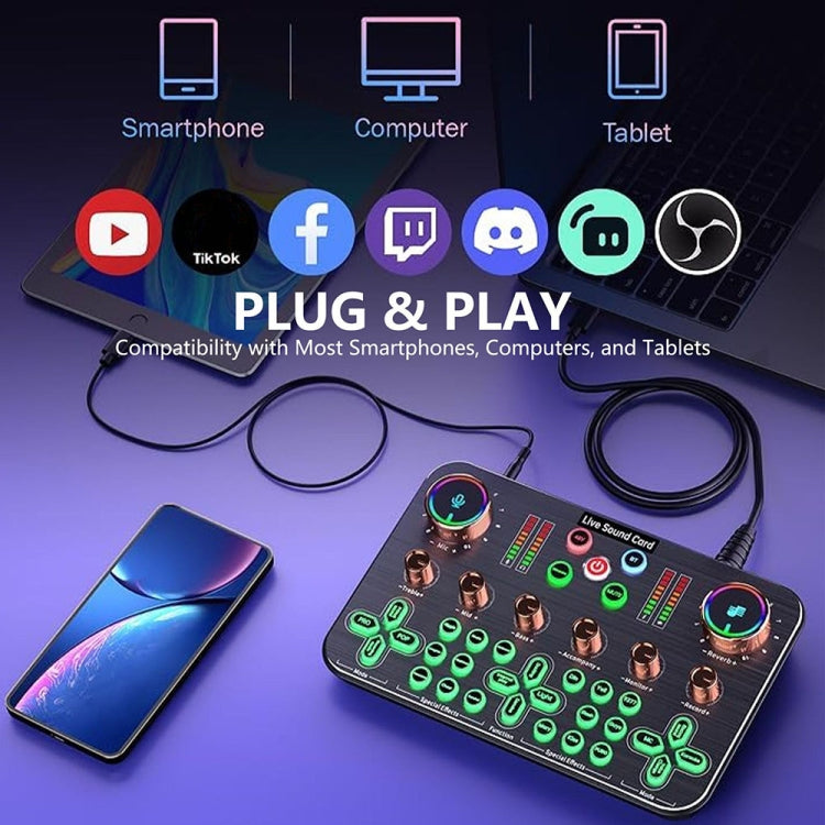 K600 48V English Version Live Dedicated Sound Card, K600