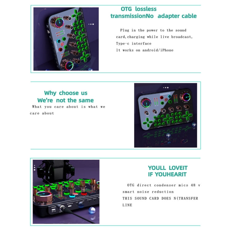 K600 48V English Version Live Dedicated Sound Card, K600