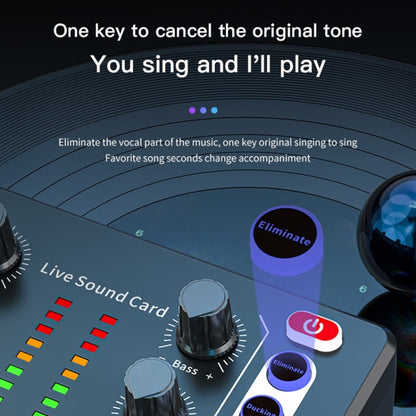 M8 Recording And Singing Live Bluetooth Sound Card Set, Black, White, Black+Gold Cantilever, Black+Black Cantilever, White+Gold Cantilever, Black+Gold Cantilever Earphone, Black+Black Cantilever Earphone, Gold Tripod, Black Tripod