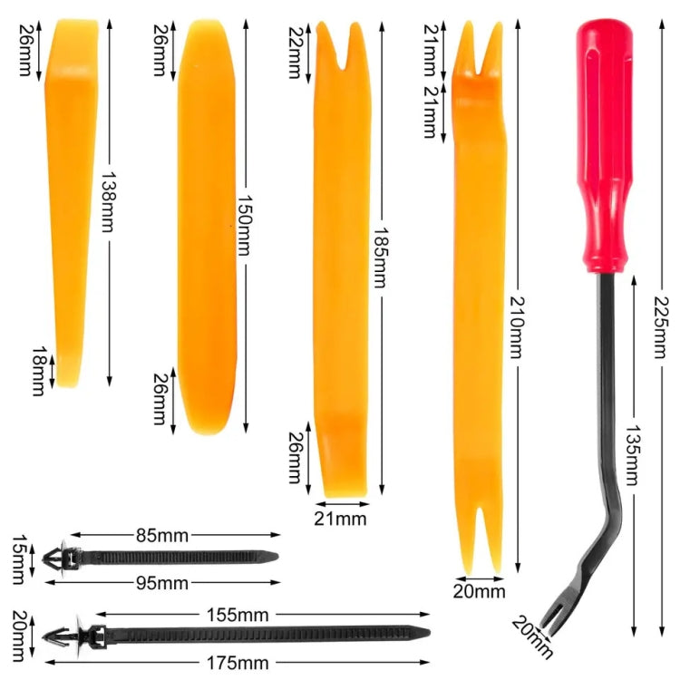 Universal Automotive Fasteners Rivets Fender Expansion Screws, 925pcs /Set