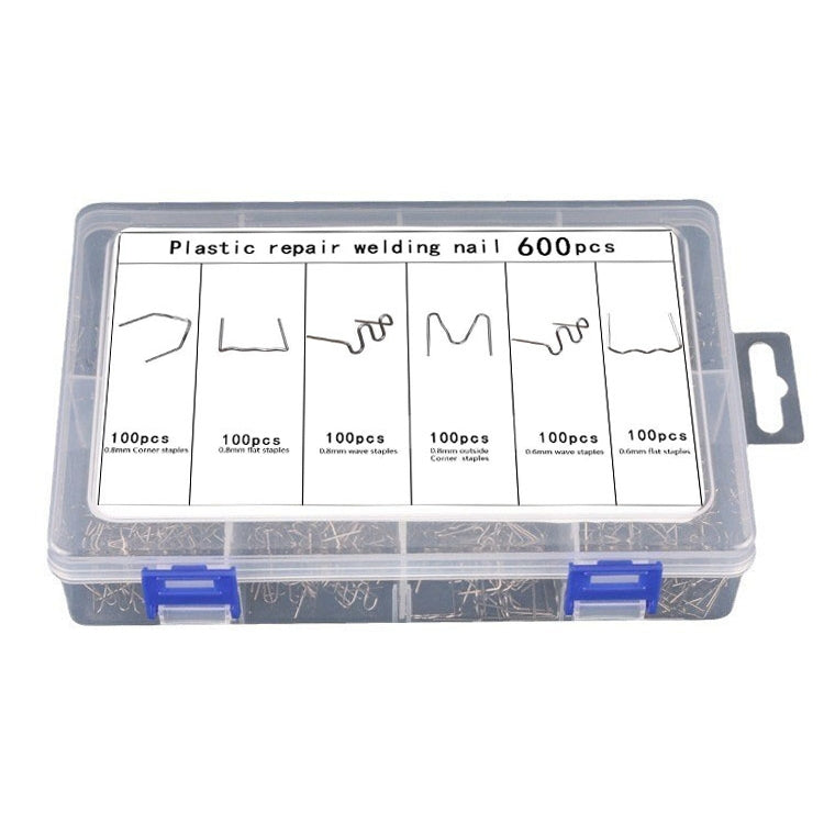 Boxed Car Bumper Broken Repair Welding Wire Nails, 600pcs /Set, 1200pcs /Set, 1500pcs /Set, 1800pcs /Set, 3000pcs /Set