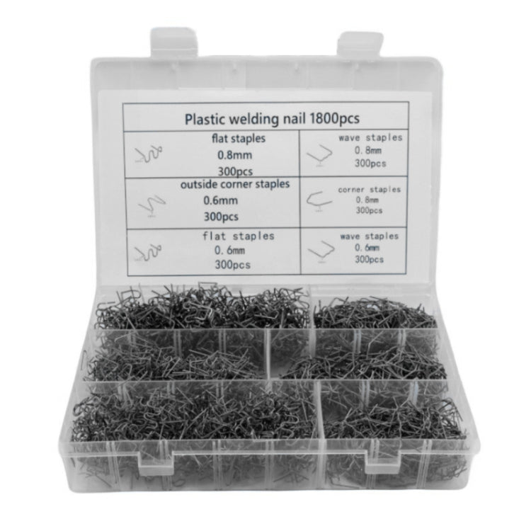 Boxed Car Bumper Broken Repair Welding Wire Nails, 600pcs /Set, 1200pcs /Set, 1500pcs /Set, 1800pcs /Set, 3000pcs /Set