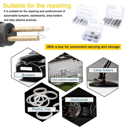 Boxed Car Bumper Broken Repair Welding Wire Nails, 600pcs /Set, 1200pcs /Set, 1500pcs /Set, 1800pcs /Set, 3000pcs /Set