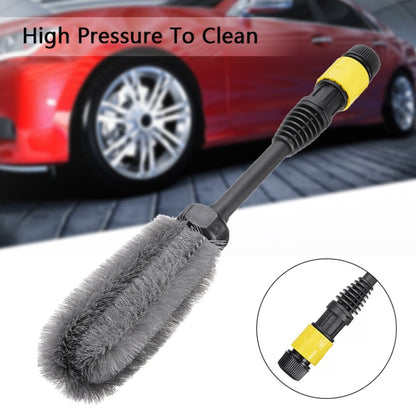 Wheel Hub Brush High Pressure Water-through Soft Bristle Cleaning Brush