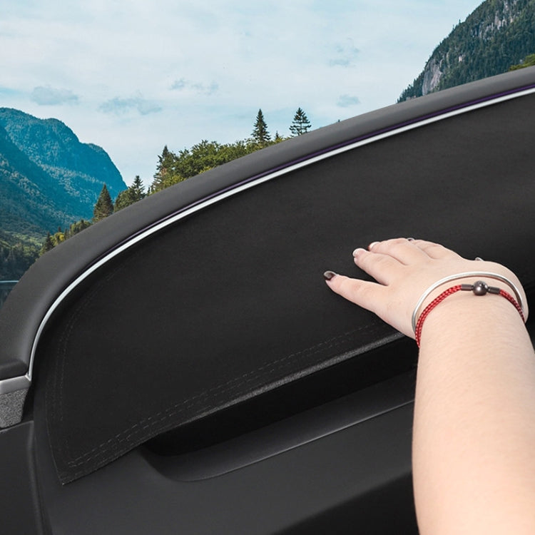 Car Suede Light-Proof Pad, For 2024 Tesla Model Y Dashboard, For 2024 Tesla Model 3 Dashboard, For 2024 Tesla Model 3 Rearwindow