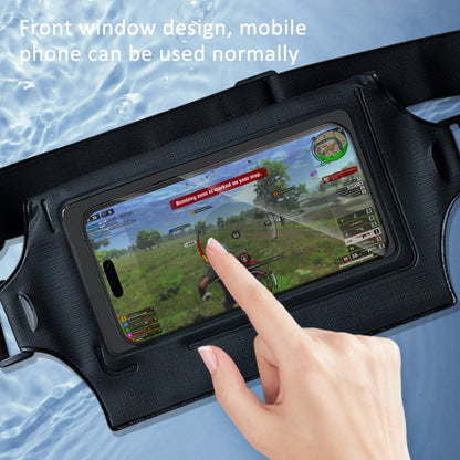 IPX8 Waterproof Mobile Phone Waist Bag Fishing Mountaineering Cycling Sports Chest Bag