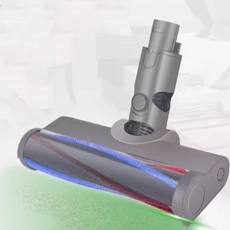 Vacuum Cleaner Floor Brush Head with Green LED Light, For Dyson V7 / V8 / V10 / V11, For Dyson V6, For Dyson V10 Slim / V12 Slim