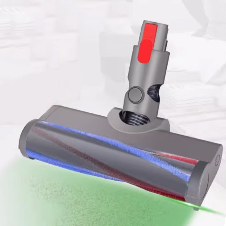 Vacuum Cleaner Floor Brush Head with Green LED Light, For Dyson V7 / V8 / V10 / V11, For Dyson V6, For Dyson V10 Slim / V12 Slim