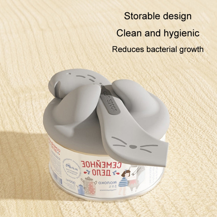 Silicone Pet Can Opener Food Spoon Dog Cats Can Sealing Lid + Spoon