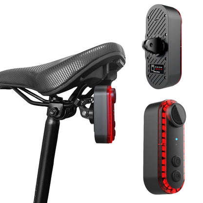 Bike Warning Tail Light 1080P WiFi Camera Recorder Waterproof Bicycle Rear Light for Riding Cycling, Rotate Mount, Clamp Mount, Strap Mount, Rearview Mirror Mount, Saddle Tube Mount