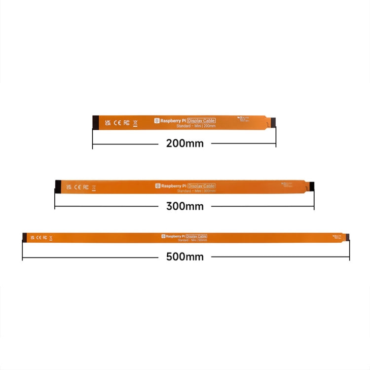 Waveshare For Raspberry Pi 5th DSI Display 22Pin To 15Pin Soft Cable FPC Cable, 200mm, 300mm, 500mm