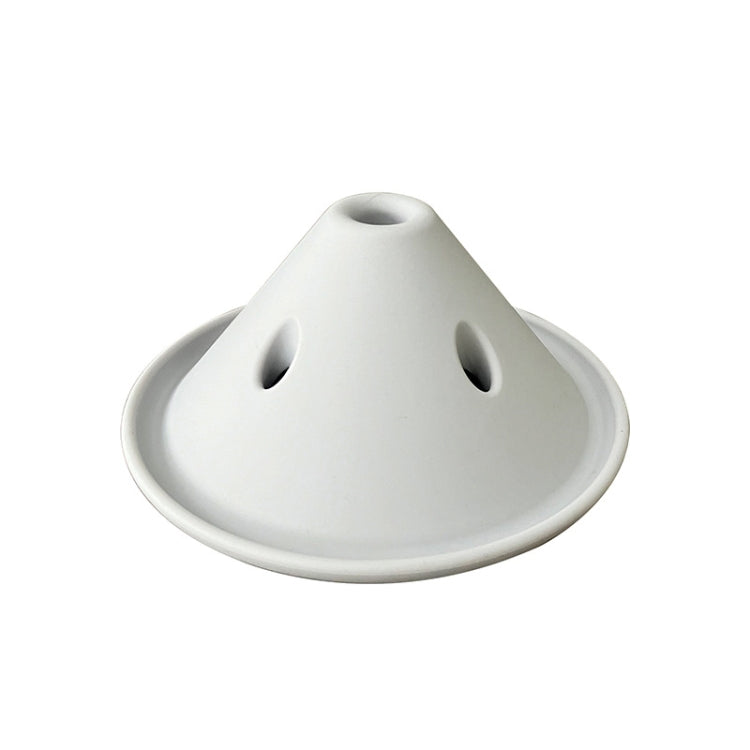 Silicone Dog Slow Feeder Bowl Fun Interactive Licking Toy, Green, Light Blue, Gray White