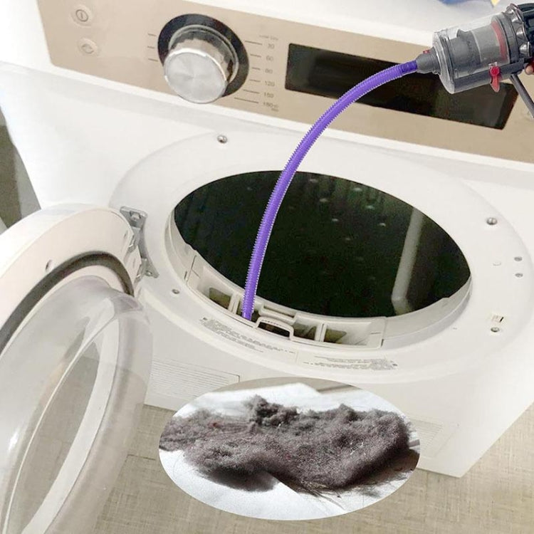 Cordless Vacuum Dryer Vent Cleaner Kit Hose Attachment, For Dyson V7 V8 V10 V11 V15 G5 Purple, For Dyson V6 / DC Purple, For Dyson V7  V8  V10 V11  V15 G5 Gray, For Dyson V6 / DC Gray