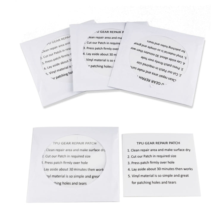 TPU Waterproof Transparent Repair Patch For Tent, Raincoat, Swimming Ring, 5pcs /Pack, 10pcs /Pack, 1roll
