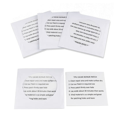 TPU Waterproof Transparent Repair Patch For Tent, Raincoat, Swimming Ring, 5pcs /Pack, 10pcs /Pack, 1roll