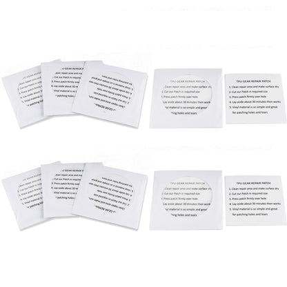 TPU Waterproof Transparent Repair Patch For Tent, Raincoat, Swimming Ring, 5pcs /Pack, 10pcs /Pack, 1roll