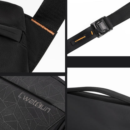 Cwatcun D133 Camera Chest Bag Multi-functional Handheld Slanting Cross Shoulder Camera Casual Bag, Small Black, Medium Black, Large Black